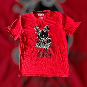 BKYS Men's New Lucky Charm Original Print Quality Top T-Shirt-RED
